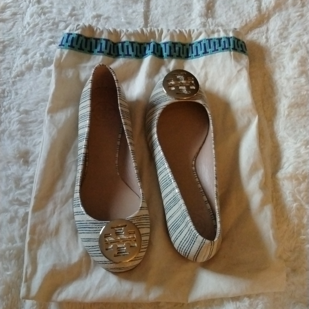 Tory Burch  snakeskin flats